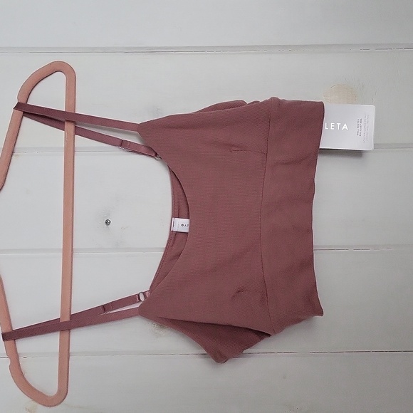 Athleta Palmero Pink Ribbed Sleep Tank Size M - Picture 1 of 10